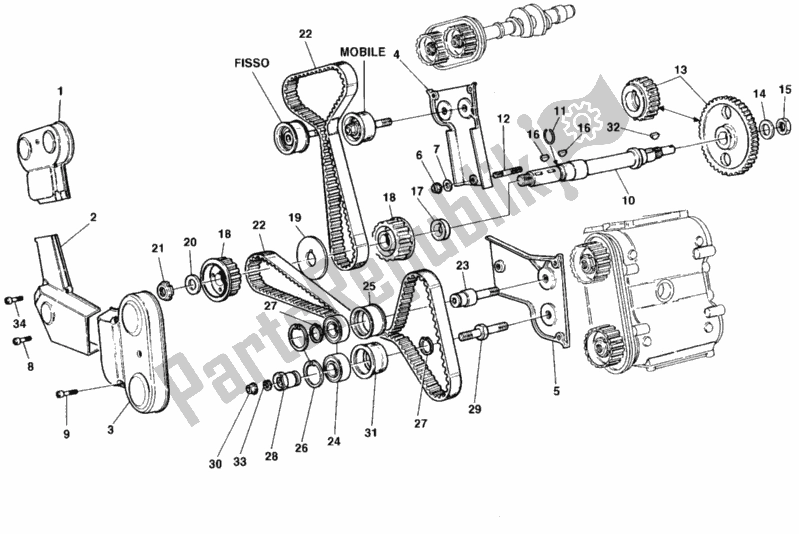 Todas las partes para Correa Dentada de Ducati Superbike 916 SPS 1998
